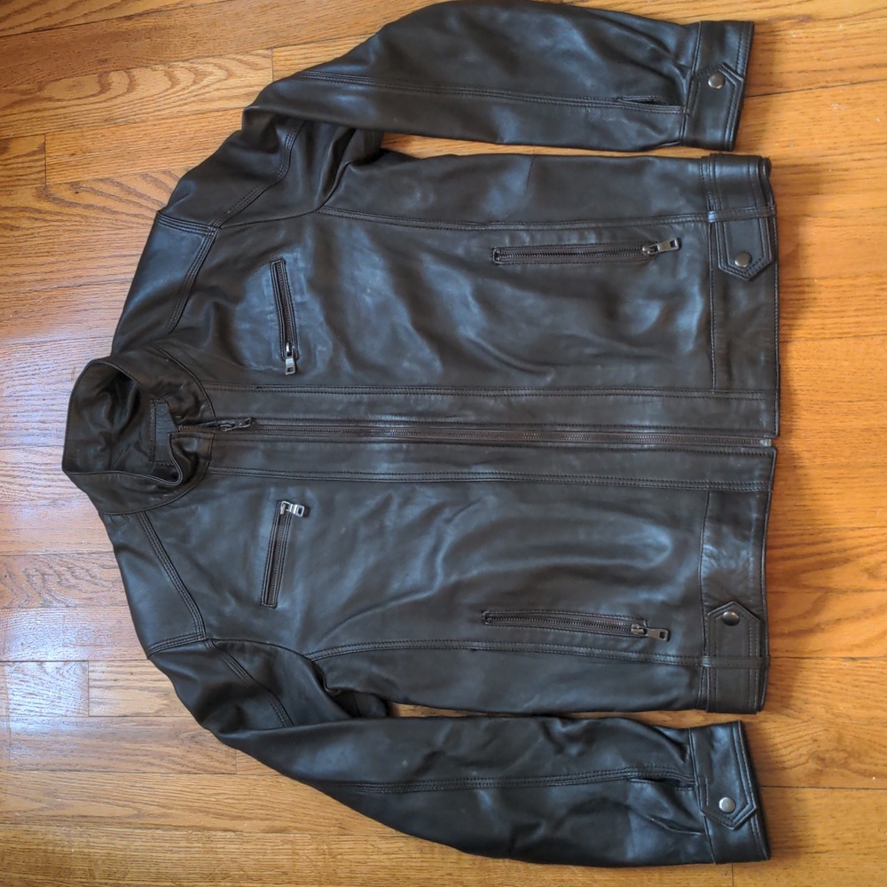 Dark Brown Leather Jacket